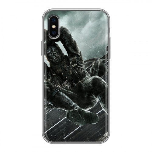 Дизайнерский силиконовый чехол для Iphone x10 Dishonored 2