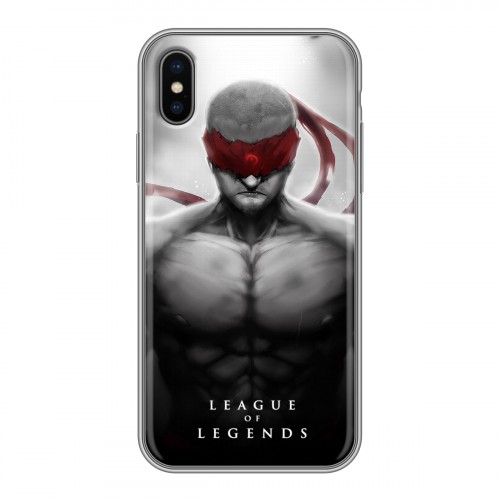 Дизайнерский силиконовый чехол для Iphone x10 League of Legends