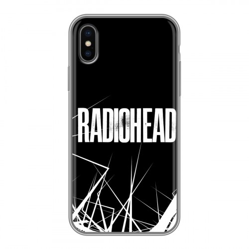 Дизайнерский силиконовый чехол для Iphone x10 RadioHead