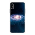 Дизайнерский силиконовый чехол для Iphone x10 Галактика