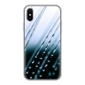 Дизайнерский силиконовый чехол для Iphone x10 Абстракции Капли