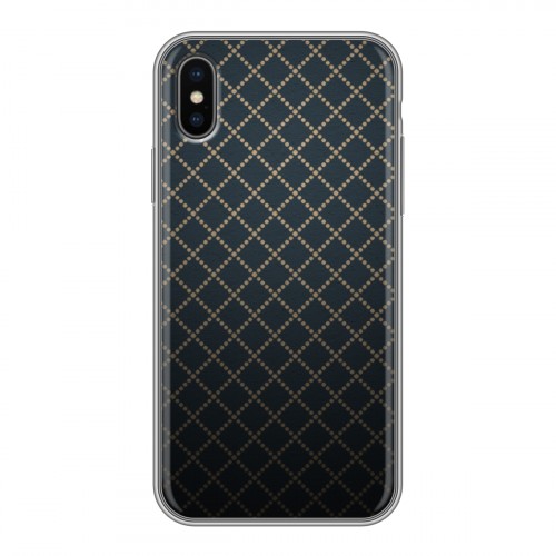 Дизайнерский силиконовый чехол для Iphone x10 Абстракции Сетка