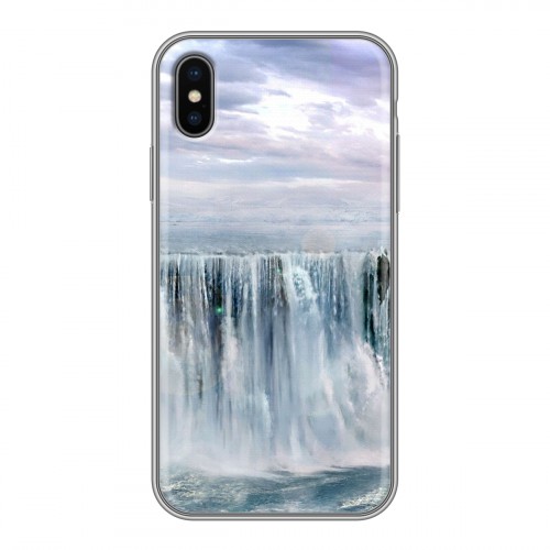 Дизайнерский силиконовый чехол для Iphone x10 водопады