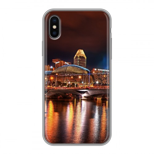 Дизайнерский силиконовый чехол для Iphone x10 Сингапур
