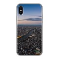 Дизайнерский силиконовый чехол для Iphone x10 Токио