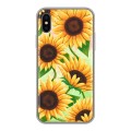 Дизайнерский силиконовый чехол для Iphone x10 Романтик цветы