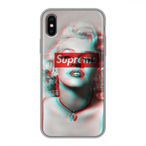 Дизайнерский силиконовый чехол для Iphone x10 Супер стиль