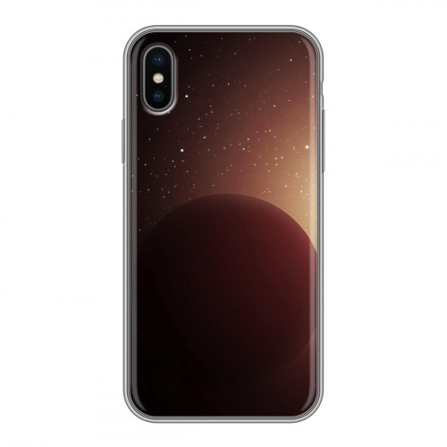 Дизайнерский силиконовый чехол для Iphone x10 Галактика