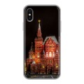 Дизайнерский силиконовый чехол для Iphone x10 Москва