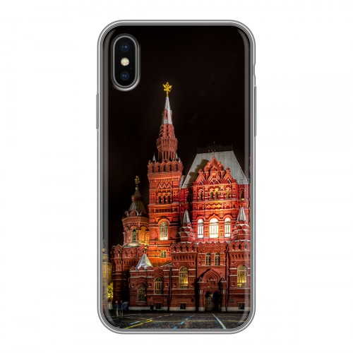 Дизайнерский силиконовый чехол для Iphone x10 Москва