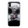 Дизайнерский силиконовый чехол для Iphone x10 Assassins Creed