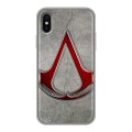 Дизайнерский силиконовый чехол для Iphone x10 Assassins Creed