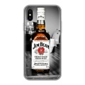 Дизайнерский силиконовый чехол для Iphone x10 Jim Beam