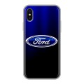 Дизайнерский силиконовый чехол для Iphone x10 Ford