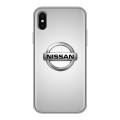 Дизайнерский силиконовый чехол для Iphone x10 Nissan