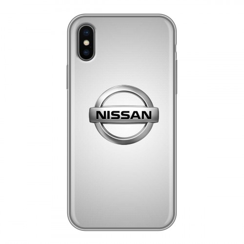 Дизайнерский силиконовый чехол для Iphone x10 Nissan