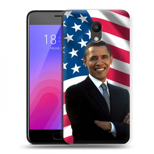Дизайнерский пластиковый чехол для Meizu M6 Барак Обама
