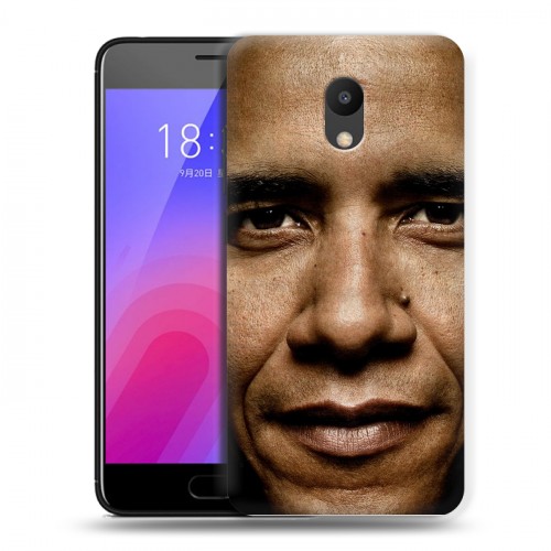 Дизайнерский пластиковый чехол для Meizu M6 Барак Обама