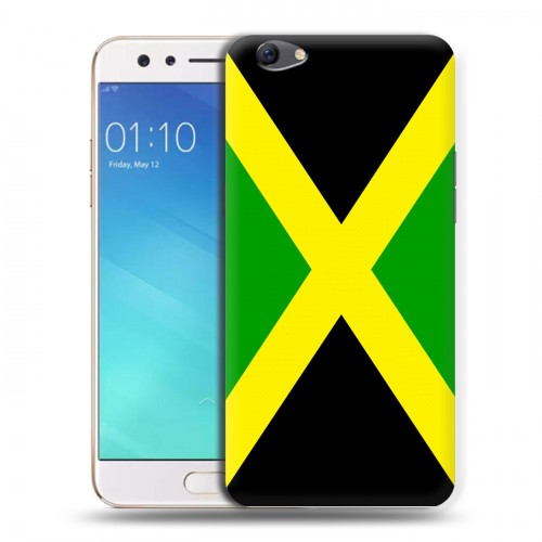 Дизайнерский пластиковый чехол для OPPO F3 Флаг Ямайки