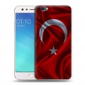 Дизайнерский силиконовый чехол для OPPO F3 Флаг Турции