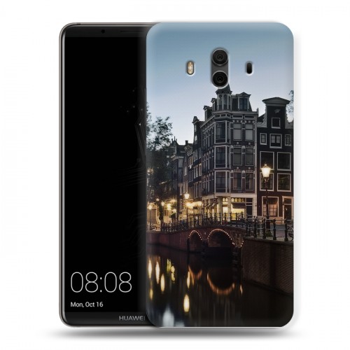 Дизайнерский пластиковый чехол для Huawei Mate 10 амстердам