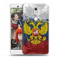 Дизайнерский пластиковый чехол для Nokia 7 Российский флаг и герб