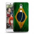 Дизайнерский пластиковый чехол для Nokia 7 Флаг Бразилии
