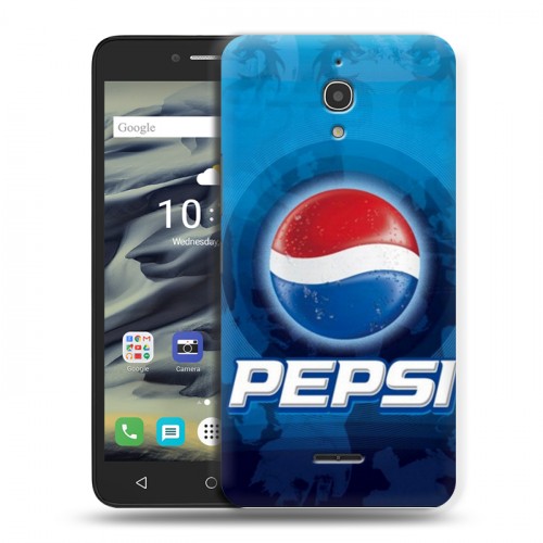 Дизайнерский силиконовый чехол для Alcatel Pixi 4 (6) 9001d Pepsi