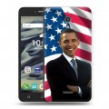 Дизайнерский силиконовый чехол для Alcatel Pixi 4 (6) 9001d Барак Обама