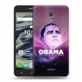 Дизайнерский силиконовый чехол для Alcatel Pixi 4 (6) 9001d Барак Обама