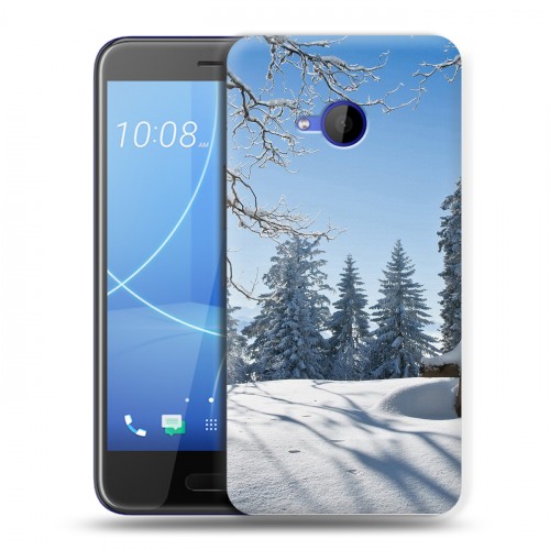 Дизайнерский пластиковый чехол для HTC U11 Life Зима