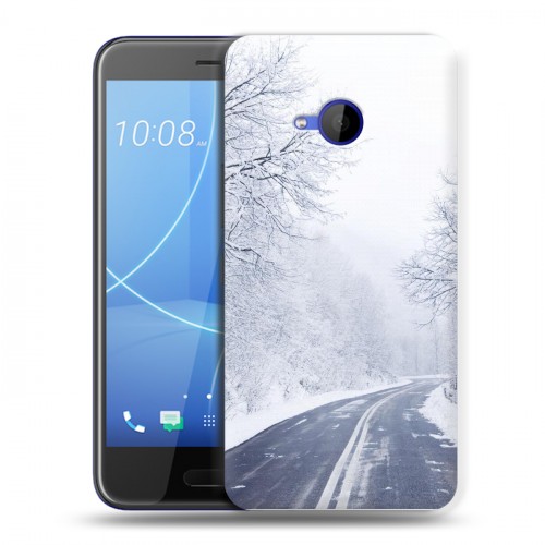 Дизайнерский пластиковый чехол для HTC U11 Life зима