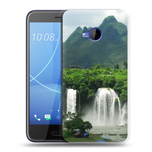 Дизайнерский пластиковый чехол для HTC U11 Life водопады