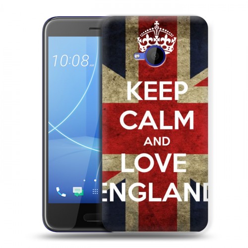 Дизайнерский пластиковый чехол для HTC U11 Life Флаг Британии