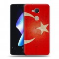 Дизайнерский силиконовый чехол для BQ Aquaris V Флаг Турции