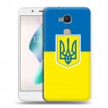 Дизайнерский силиконовый чехол для BQ Aquaris V Plus Флаг Украины