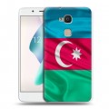 Дизайнерский силиконовый чехол для BQ Aquaris V Plus Флаг Азербайджана