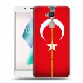 Дизайнерский силиконовый чехол для BQ Aquaris V Plus Флаг Турции