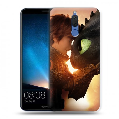 Дизайнерский силиконовый чехол для Huawei Nova 2i Как приручить дракона 3