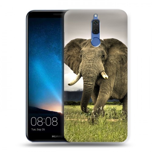 Дизайнерский пластиковый чехол для Huawei Nova 2i Слоны