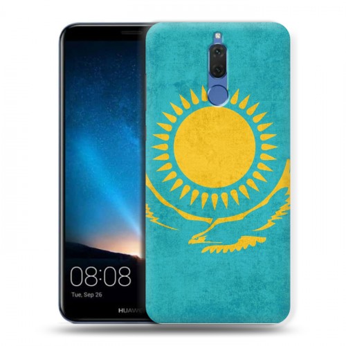 Дизайнерский силиконовый чехол для Huawei Nova 2i Флаг Казахстана