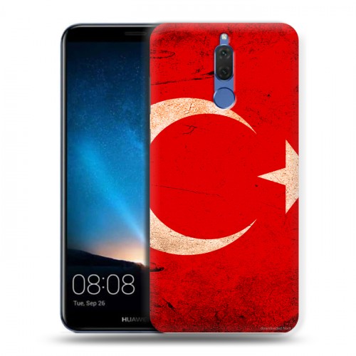 Дизайнерский силиконовый чехол для Huawei Nova 2i Флаг Турции