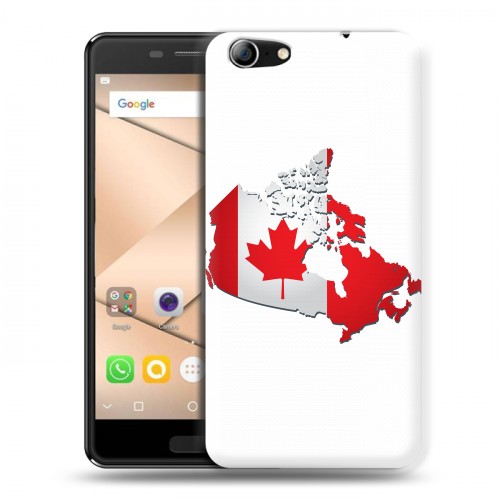 Дизайнерский силиконовый чехол для Micromax Canvas 2 (2017) Q4310 Флаг Канады