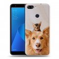 Дизайнерский пластиковый чехол для ASUS ZenFone Max Plus M1 Собака и котенок