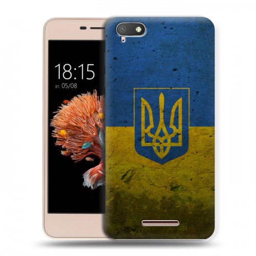 Дизайнерский силиконовый чехол для BQ Strike Power 4G Флаг Украины