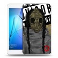 Дизайнерский силиконовый чехол для Huawei MediaPad T3 7 3G Бандитские маски