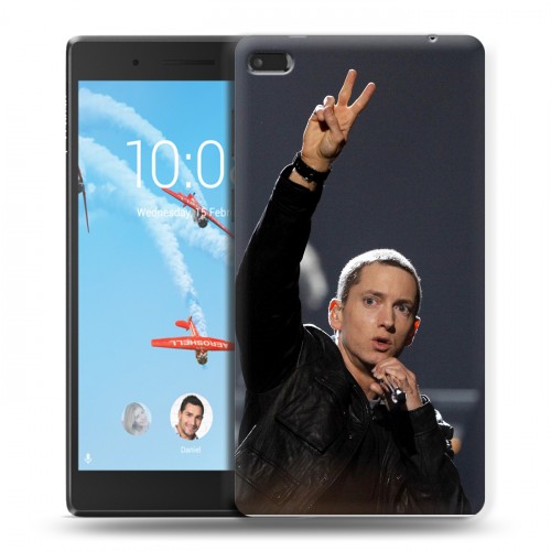 Дизайнерский силиконовый чехол для Lenovo Tab 4 7 Essential Eminem