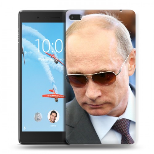Дизайнерский силиконовый чехол для Lenovo Tab 4 7 Essential В.В.Путин