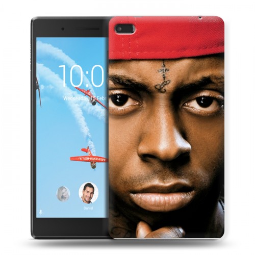 Дизайнерский силиконовый чехол для Lenovo Tab 4 7 Essential Lil Wayne
