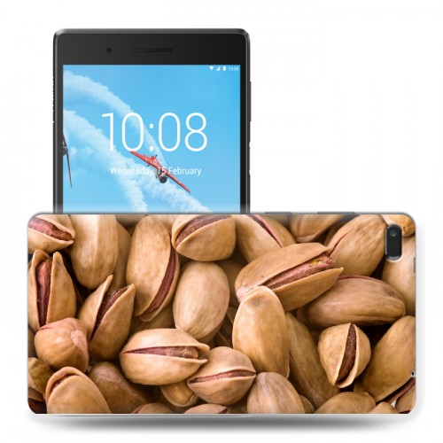Дизайнерский силиконовый чехол для Lenovo Tab 4 7 Essential Орехи